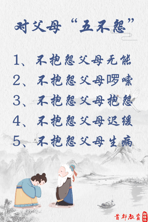 對(duì)子女七不責(zé)，對(duì)父母五不怨，這些古訓(xùn)你做到了嗎？